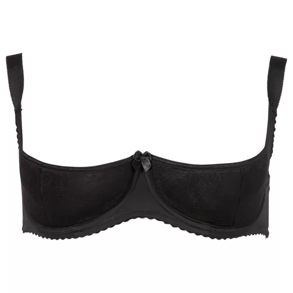 Cottelli - plus size bh zonder cups - zwart - 95E