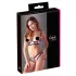 Cottelli - Bh set - Gestreept - Zwart