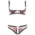 Cottelli - Gestreepte push-up set - 85B/L