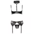 Abierta Fina - Verleidelijke kant - lingerie set (trio) - 80B/M