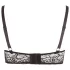 Cottelli Plus Size - bh met bandjes en ringen - zwart - 85E