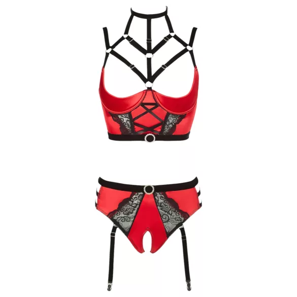 Abierta Fina - ring bh-verzamelset (rood) - 80C/M