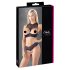 Cottelli - open cup bh set (zwart)