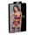 Cottelli Bondage - Mat, kanten borsthefferset (rood) - M