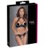 Cottelli - Kanten Push-up Set met Halternek (zwart) - 85B/L