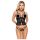 Abierta Fina - open string en corset (zwart) - M