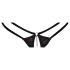 Abierta Fina - open string en corset (zwart) - M