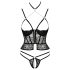 Abierta Fina - open string en corset (zwart) - M
