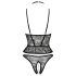 Abierta Fina - open string en corset (zwart) - M