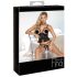 Abierta Fina - open string en corset (zwart) - M