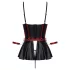 Cottelli Bondage - glanzende set met armboeien (zwart) - 80B/M