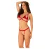Obsessive Rubinesa - lingerie set - verleidelijk - rood - L/XL