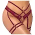 Abierta Fina - open bh set - met ketting - rood - M