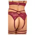 Abierta Fina - open bh set - met ketting - rood - L