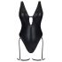 Obsessive Punta Negra - glanzend badpak (zwart) - L
