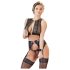 Cottelli Bondage - Kanten 4-delige lingerie set