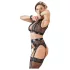 Cottelli Bondage - lingerie set - kanten - 4-delig