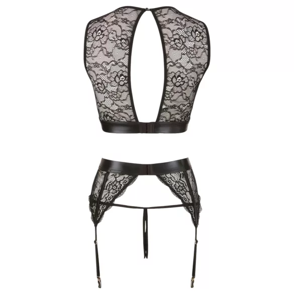 Cottelli Bondage - lingerie set - kanten - 4-delig - M