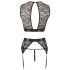 Cottelli Bondage - Kanten 4-delige lingerie set - M