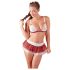 Cottelli - Sexy schoolgirl bustier set - L