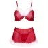 Cottelli - kerstlingerie set (rood)