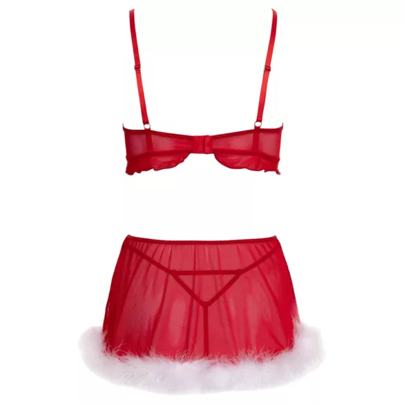 Cottelli - kerstlingerie set (rood)