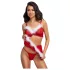 Cottelli - kerstlingerie set (rood)