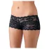 Cottelli - dames slip - kanten string - zwart - XL
