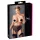 Cottelli Plus Size - kanten jarretel-slip (zwart) - XXXXL