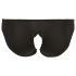 Cottelli Plus Size - Opengewerkte kanten slip (zwart) - XL