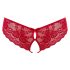 Cottelli - Rode open slip met strikje - M