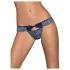 Obsessive Auroria - dames string - strikje geborduurd - blauw