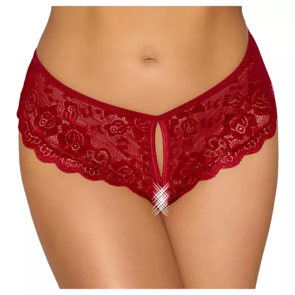 Cottelli - open slipje - kant - rood - M