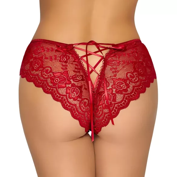 Cottelli - open slipje - kant - rood - M