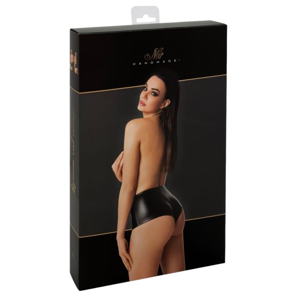 Noir - glanzende shorts (zwart) - M