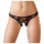 Cottelli - String slip dames - kant - zwart - M