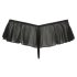 Cottelli - open string met parels en ruches (zwart) - M