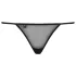 Obsessive Luiza - string - gebloemd kant - zwart - L/XL