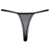 Cottelli - string slip dames - geborduurde lelie - zwart wit - M/L