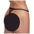 Cottelli - string met rozen en parels - luxe kanten - zwart - M/L
