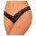 Obsessive Donna Dream - Opengewerkte kanten string (zwart) - M/L