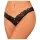 Obsessive Donna Dream - open string - kant - zwart - M/L