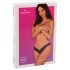 Obsessive Donna Dream - Opengewerkte kanten string (zwart) - M/L