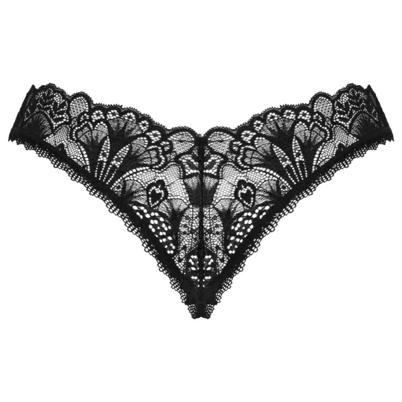 Obsessive Donna Dream - open string - kant - zwart - M/L