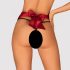 Obsessive Tienesy - rode string met strikje