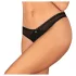 Obsessive - open string - zwart - M/L