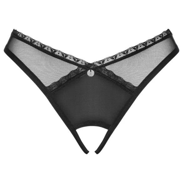 Obsessive - open string - zwart - M/L