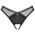 Obsessive - open string - zwart - M/L