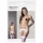 NO:XQSE - Lingerieset met jarretels - kant - wit - M/L