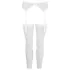 NO:XQSE - Lingerieset met jarretels - kant - wit - M/L